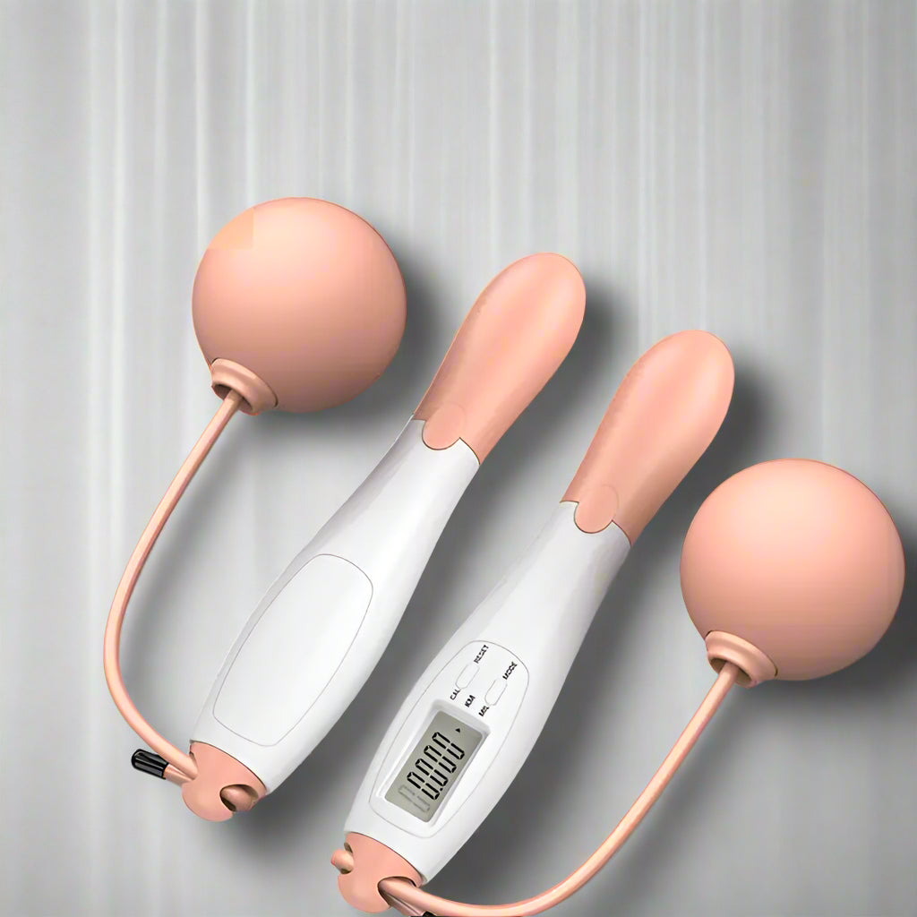 Smart Wireless Jump Rope with Weighted Ball and Counter