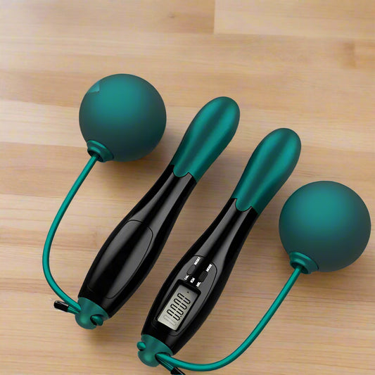 Smart Wireless Jump Rope with Weighted Ball and Counter