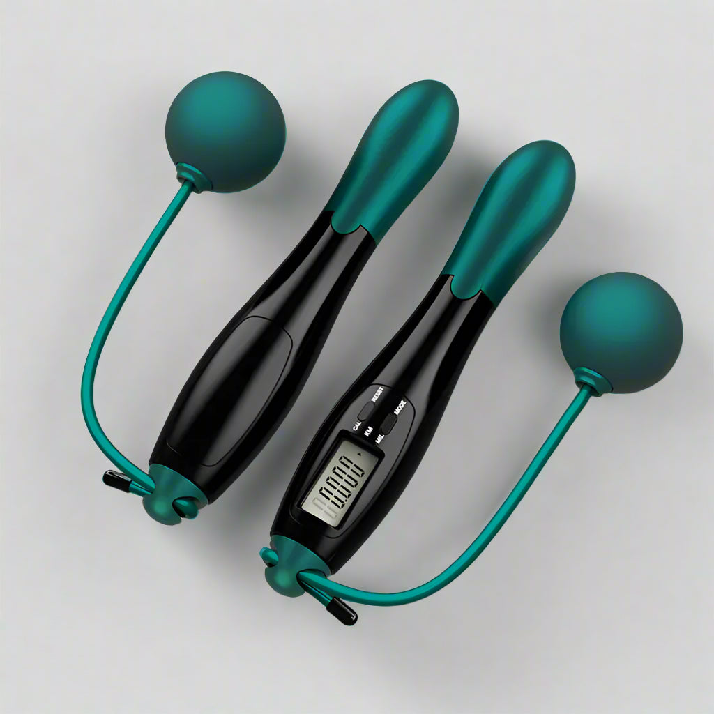 Smart Wireless Jump Rope with Weighted Ball and Counter