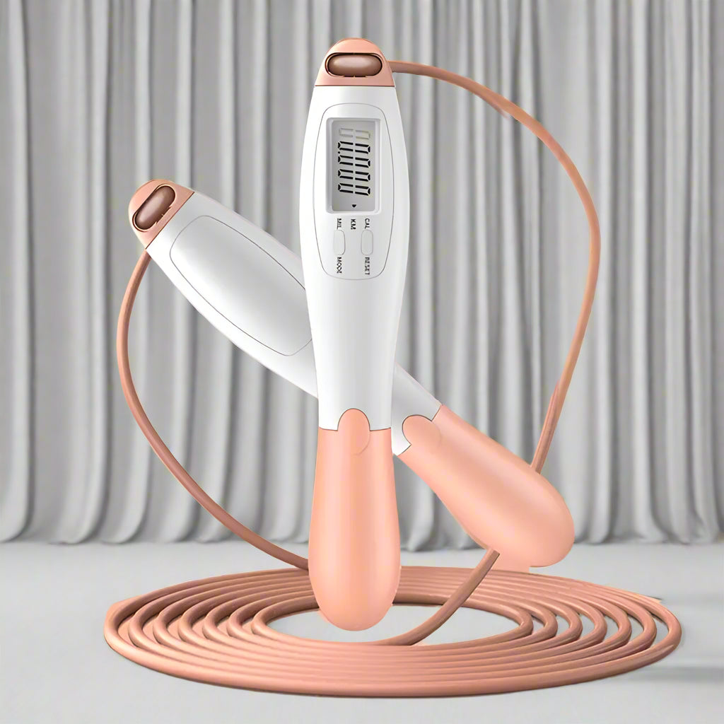 Smart Wireless Jump Rope with Weighted Ball and Counter