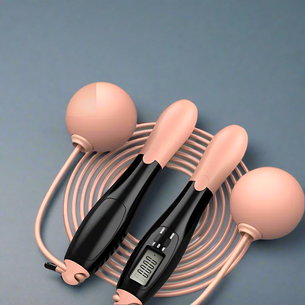 Smart Wireless Jump Rope with Weighted Ball and Counter